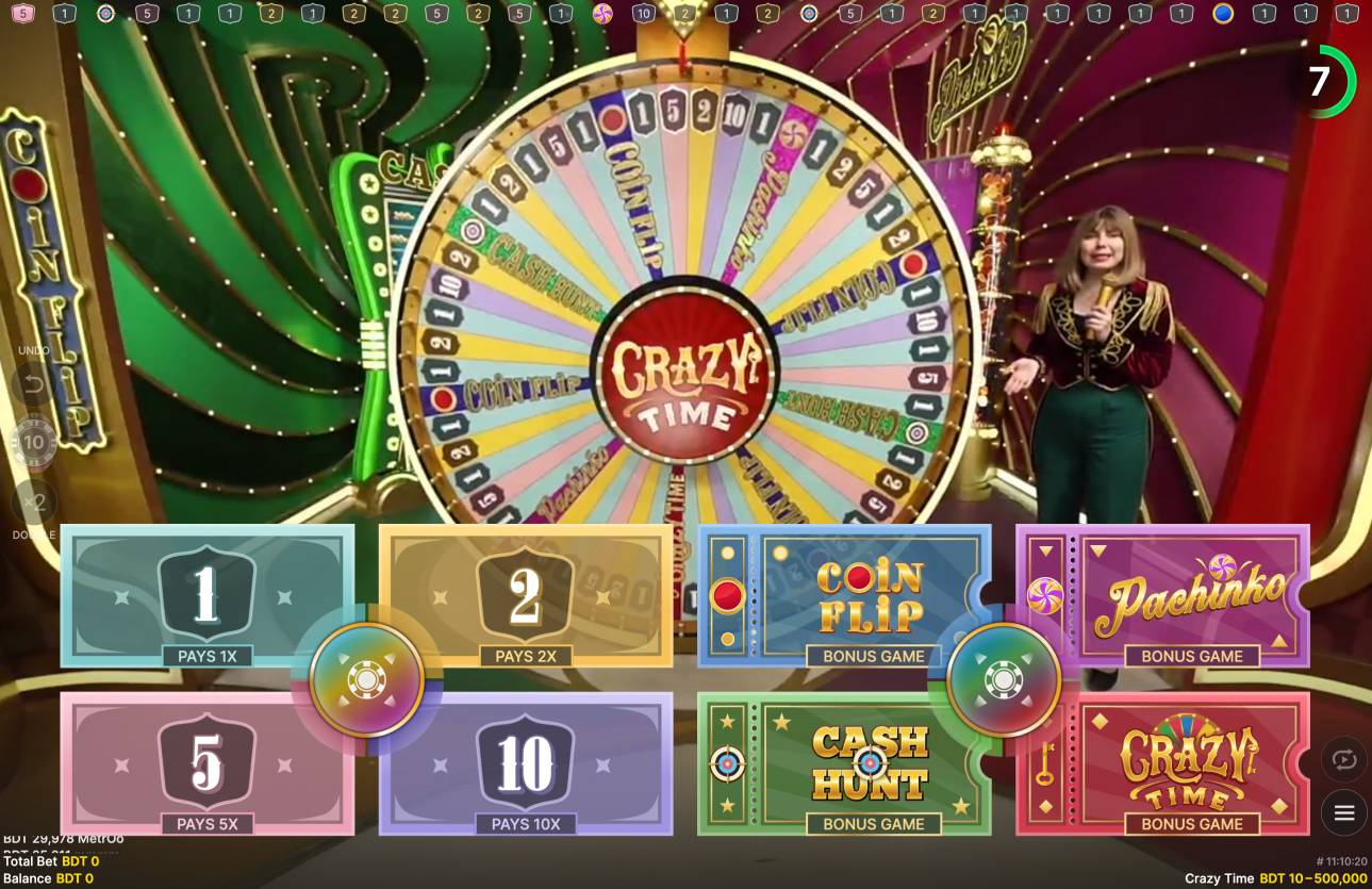 screen 4 of crazy time